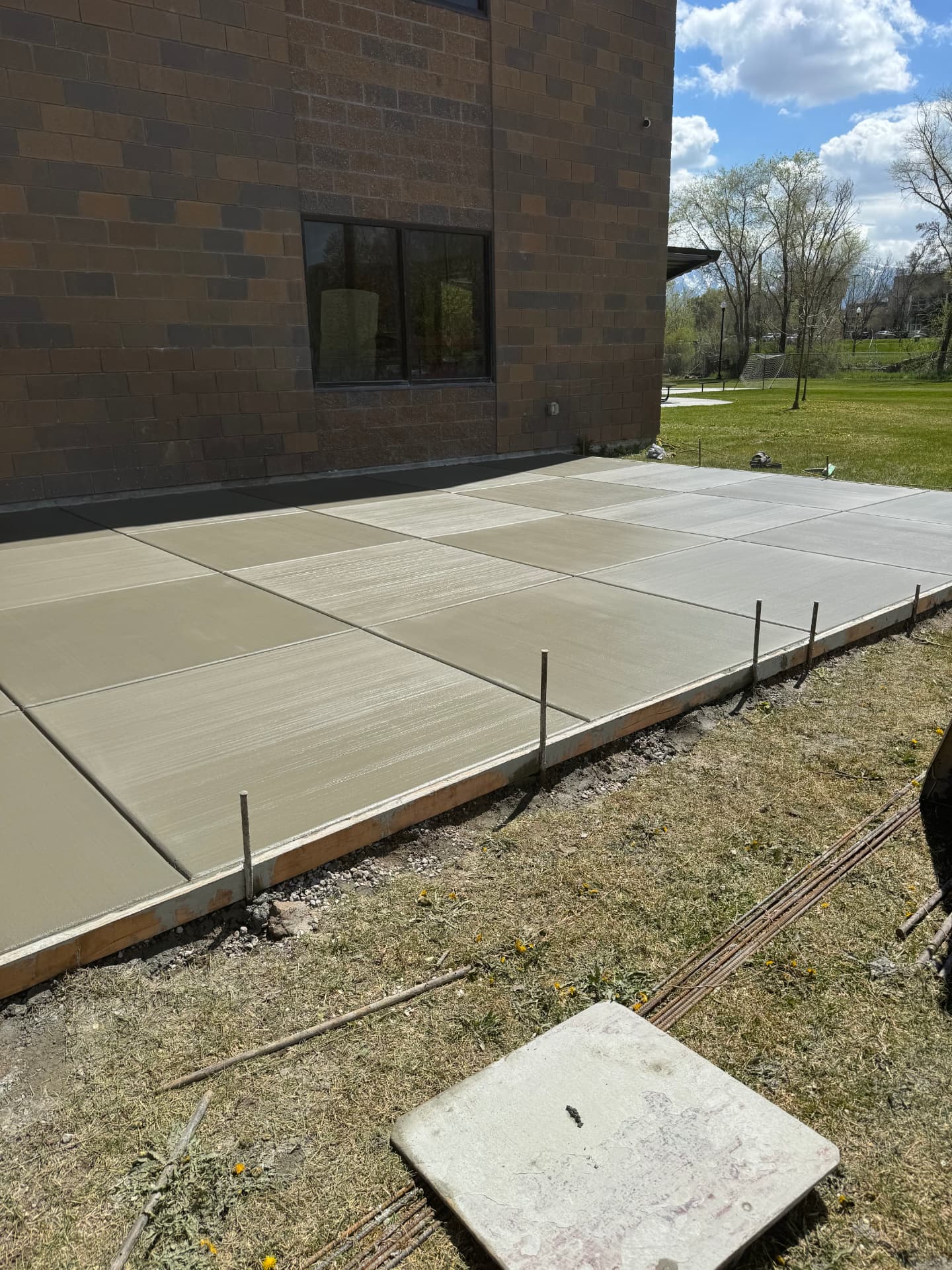 Patios concrete work